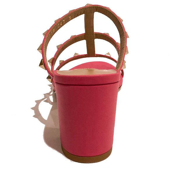 Rockstuds 60mm Leather Mule/Caged Slide Sandals - Picture 9 of 12